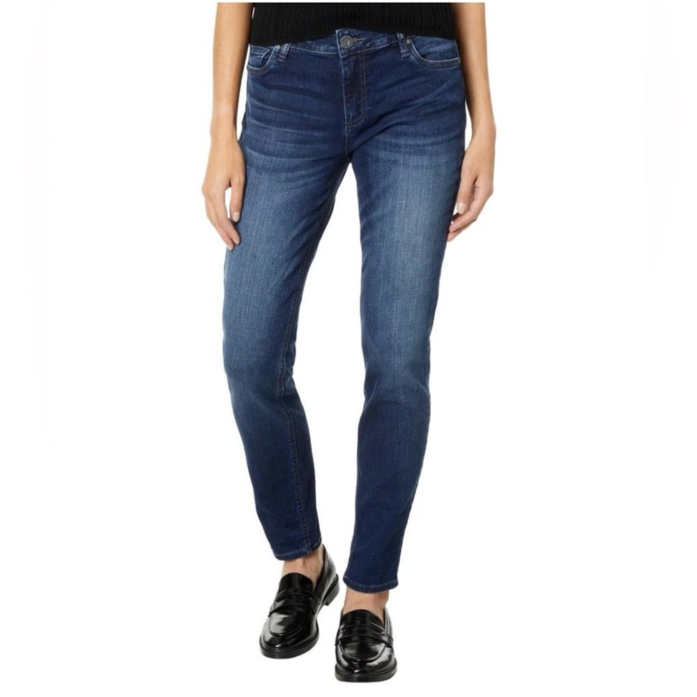 Crown and Ivy women’s size 14 stretch straight denim jeans